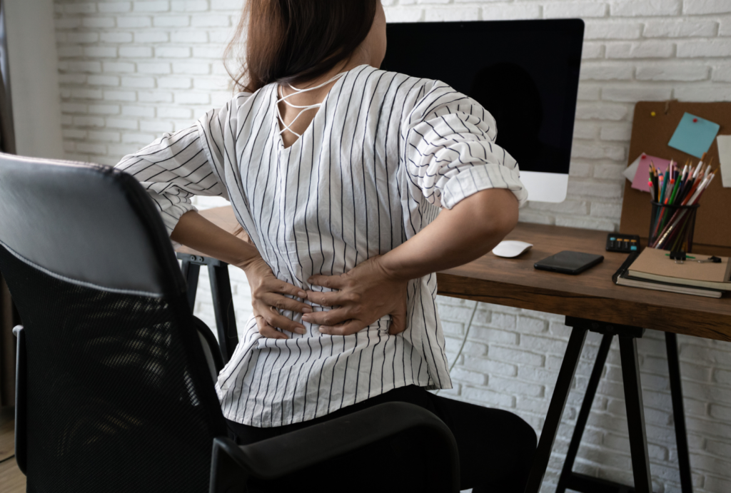 Dealing with back pain when working from home