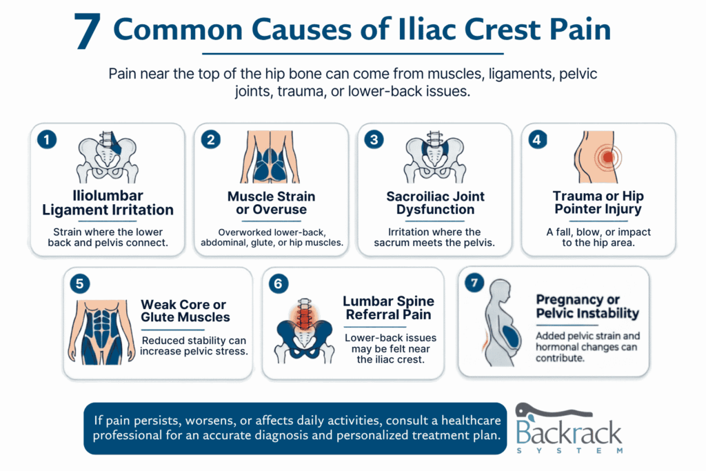 7 common causes of iliac crest pain - Spinalbackrack