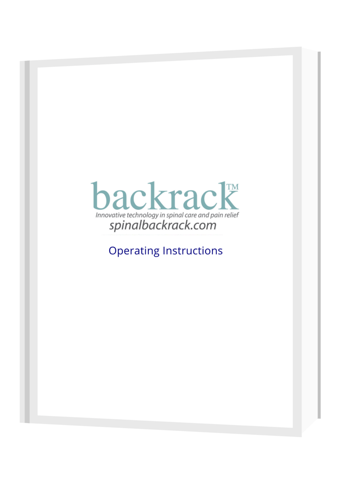 Spinal Backrack™ World Innovative Back Pain Relief Device