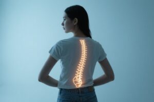woman with scoliosis - Spinal Backrack