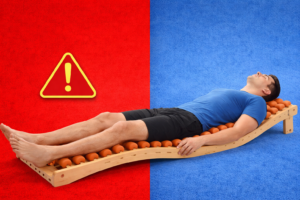 a man using a decompression device