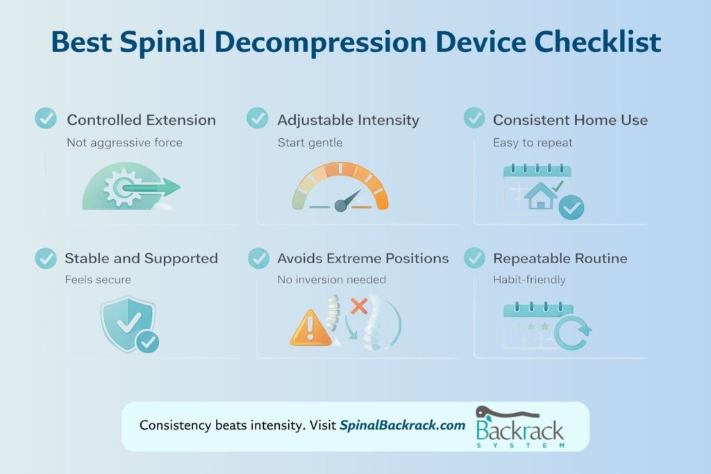 best spinal decompression device checklist