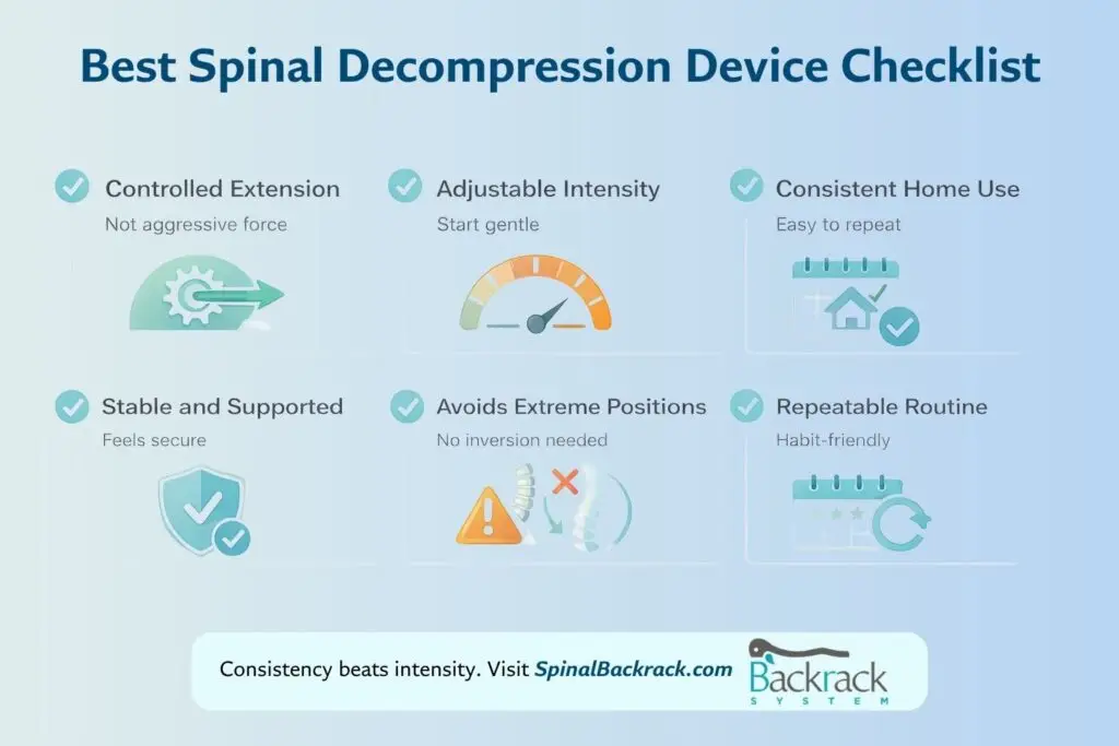 best spinal decompression device checklist