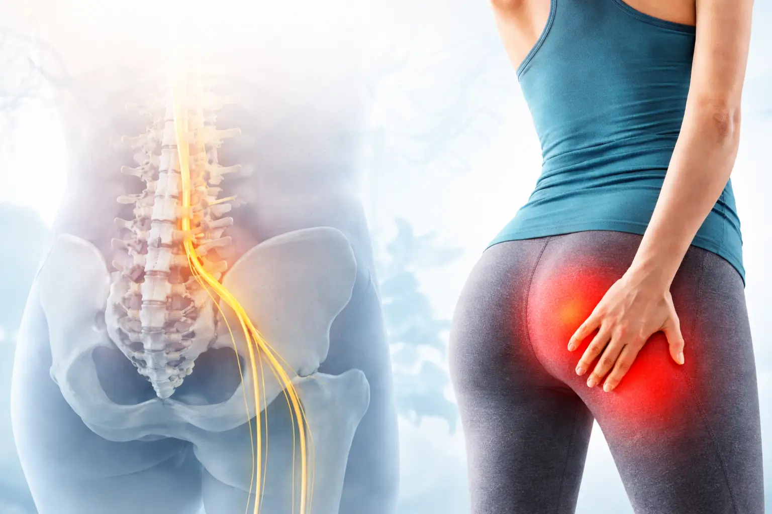 sciatica buttock pain - Spinal Backrack