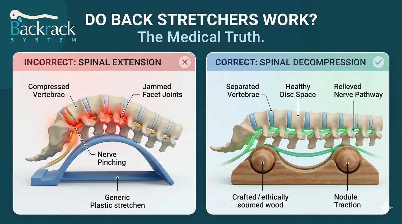 do back stretchers work Plastic vs Backrack