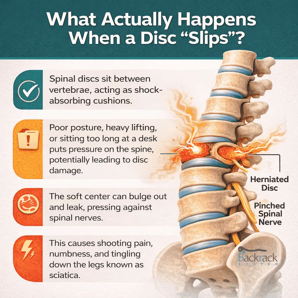 what happens when a disc slips - Spinal Backrack